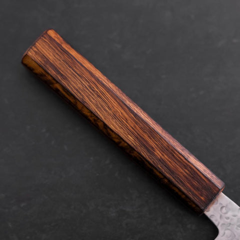 Nakiri Chromax Tsuchime Sumi Urushi Handle 165mm-[Musashi]-[Japanese-Kitchen-Knives]
