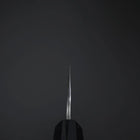 Nakiri Cobalt Stainless HRC62 Kurouchi Damascus Buffalo Ebony Handle 165mm-[Musashi]-[Japanese-Kitchen-Knives]