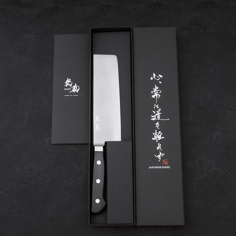 Nakiri HAP-40 Polished Western Handle 165mm-[Musashi]-[Japanese-Kitchen-Knives]