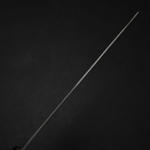 Nakiri SK Steel Kurouchi Kurigata Magnolia Handle 170mm-[Musashi]-[Japanese-Kitchen-Knives]