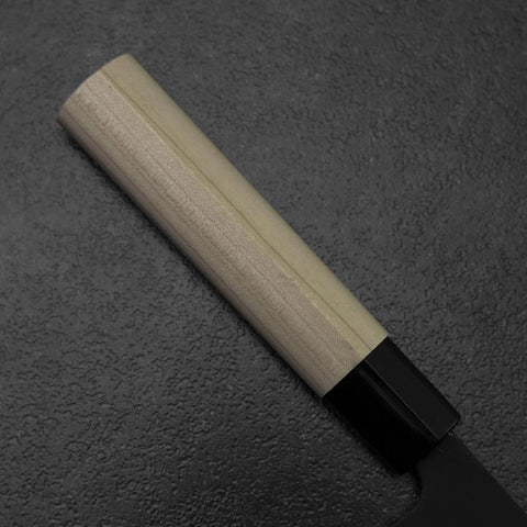 Nakiri SK Steel Kurouchi Kurigata Magnolia Handle 170mm-[Musashi]-[Japanese-Kitchen-Knives]