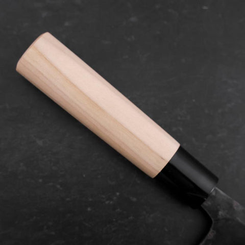 Nakiri SK Steel Kurouchi Magnolia Handle 170mm-[Musashi]-[Japanese-Kitchen-Knives]
