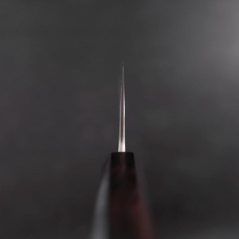 Nakiri SKD11 Nashiji Ebony Handle 165mm (6.5”)-[Musashi]-[Japanese-Kitchen-Knives]