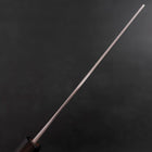Nakiri SKD11 Nashiji Ebony Handle 165mm (6.5”)-[Musashi]-[Japanese-Kitchen-Knives]