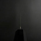 Nakiri SLD Black Damascus Ebony Handle 170mm-[Musashi]-[Japanese-Kitchen-Knives]