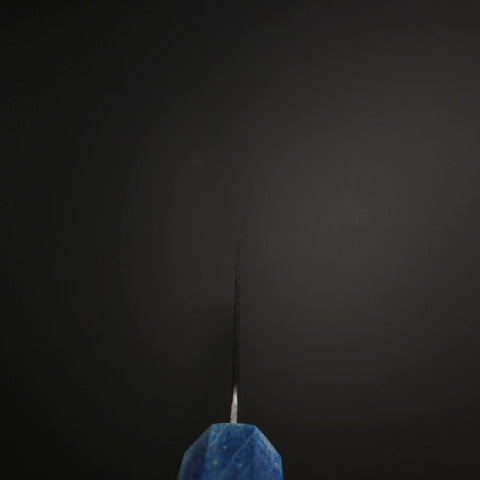 Nakiri SLD Mirror Shoreline Handle 170mm-[Musashi]-[Japanese-Kitchen-Knives]