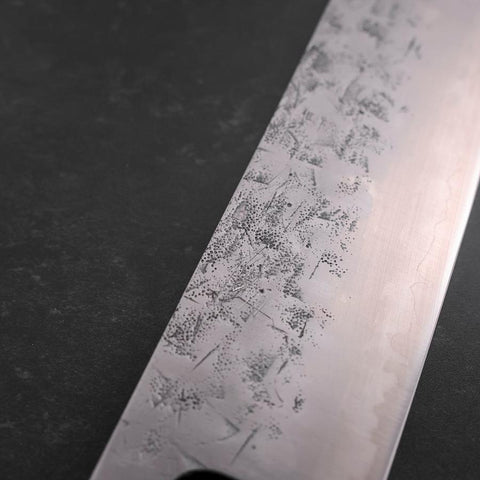 Nakiri SLD Nashiji Washi Cherry Rosewood Handle 165mm-[Musashi]-[Japanese-Kitchen-Knives]