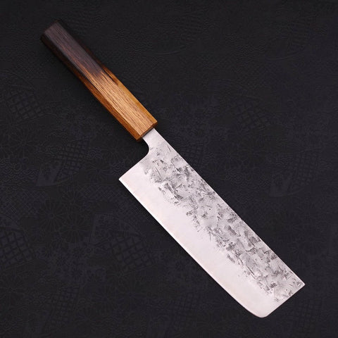 Nakiri SLD Nashiji Washi Yaki Urushi Handle 165mm-[Musashi]-[Japanese-Kitchen-Knives]