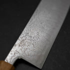 Nakiri SLD Wave Nickel Damascus Yaki Urushi Handle 165mm-[Musashi]-[Japanese-Kitchen-Knives]