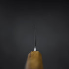 Nakiri SLD Wave Nickel Damascus Yaki Urushi Handle 165mm-[Musashi]-[Japanese-Kitchen-Knives]