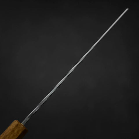 Nakiri SLD Wave Nickel Damascus Yaki Urushi Handle 165mm-[Musashi]-[Japanese-Kitchen-Knives]