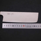 Nakiri Silver Steel #3 Damascus Buffalo Ebony Handle 165mm-[Musashi]-[Japanese-Kitchen-Knives]