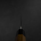 Nakiri Silver Steel #3 Nashiji Washi Buffalo Bubinga Handle 165mm-[Musashi]-[Japanese-Kitchen-Knives]