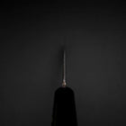 Nakiri Silver Steel #3 Nashiji Western Handle 170mm-[Musashi]-[Japanese-Kitchen-Knives]