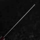 Nakiri Sweden Stainless Steel Nashiji Washi Damascus Purple Urushi Handle 165mm-[Musashi]-[Japanese-Kitchen-Knives]