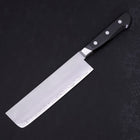 Nakiri Sweden Stainless Steel Polished Western Handle 165mm (6.5”)-[Musashi]-[Japanese-Kitchen-Knives]