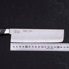 Nakiri Sweden Stainless Steel Polished Western Handle 165mm (6.5”)-[Musashi]-[Japanese-Kitchen-Knives]
