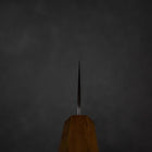 Nakiri Sweden Steel Nashiji Damascus Yaki Urushi Handle 165mm-[Musashi]-[Japanese-Kitchen-Knives]