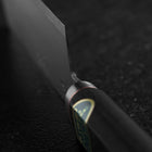 Nakiri VG-1 Polished Western Black Handle 160mm (6.3”)-[Musashi]-[Japanese-Kitchen-Knives]
