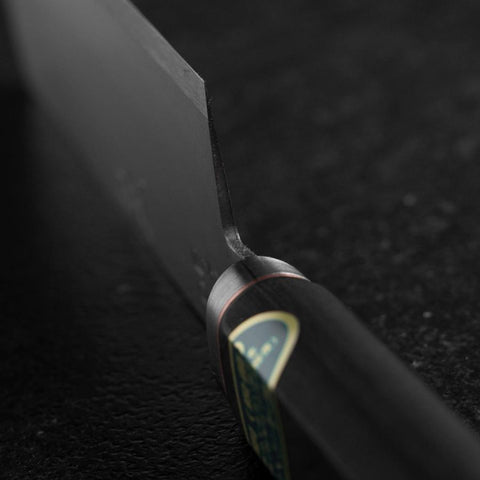 Nakiri VG-1 Polished Western Black Handle 160mm (6.3”)-[Musashi]-[Japanese-Kitchen-Knives]