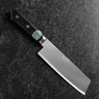 Nakiri VG-1 Polished Western Black Handle 160mm (6.3”)-[Musashi]-[Japanese-Kitchen-Knives]