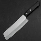 Nakiri VG-1 Polished Western Black Handle 160mm-[Musashi]-[Japanese-Kitchen-Knives]