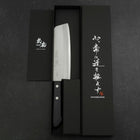 Nakiri VG-1 Polished Western Black Handle 160mm-[Musashi]-[Japanese-Kitchen-Knives]