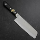 Nakiri VG-1 Polished Western Black Handle 160mm-[Musashi]-[Japanese-Kitchen-Knives]