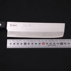 Nakiri VG-1 Polished Western Black Handle 160mm (Tsuba-nashi) (6.3”)-[Musashi]-[Japanese-Kitchen-Knives]