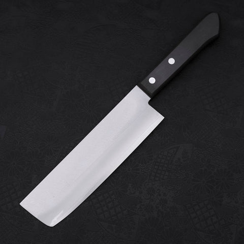 Nakiri VG-1 Polished Western Black Handle 165mm-[Musashi]-[Japanese-Kitchen-Knives]