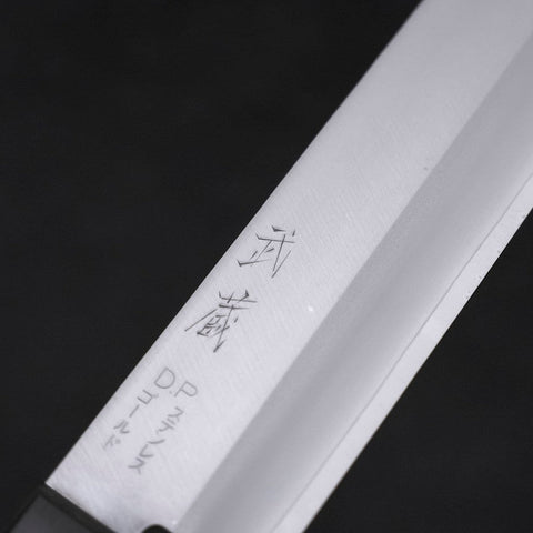 Nakiri VG-1 Polished Western Black Handle 165mm-[Musashi]-[Japanese-Kitchen-Knives]