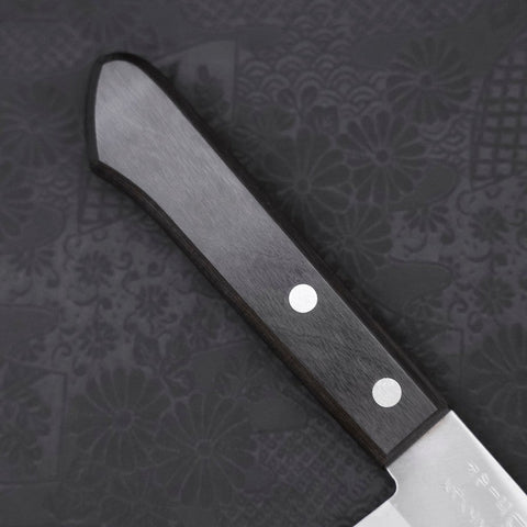 Nakiri VG-1 Polished Western Black Handle 165mm-[Musashi]-[Japanese-Kitchen-Knives]