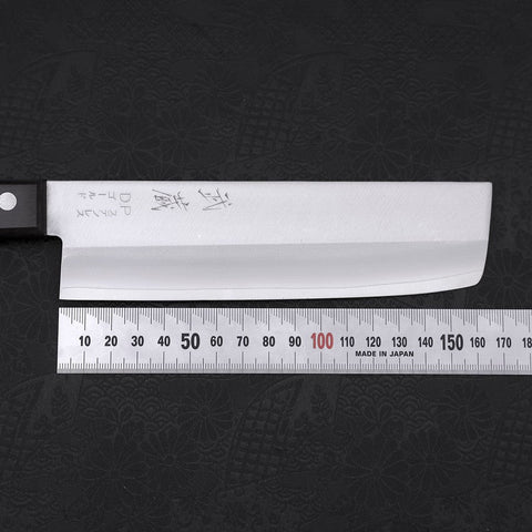 Nakiri VG-1 Polished Western Black Handle 165mm-[Musashi]-[Japanese-Kitchen-Knives]