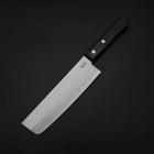 Nakiri VG-1 Polished Western Black Handle 165mm (Tsuba-nashi)-[Musashi]-[Japanese-Kitchen-Knives]