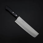 Nakiri VG-1 Polished Western Black Handle 165mm (Tsuba-nashi)-[Musashi]-[Japanese-Kitchen-Knives]
