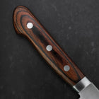 Nakiri VG-1 Polished Western Mahogany Handle 165mm-[Musashi]-[Japanese-Kitchen-Knives]