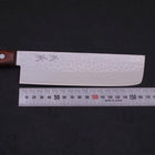 Nakiri VG-1 Tsuchime Western Mahogany Handle 165mm-[Musashi]-[Japanese-Kitchen-Knives]