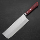 Nakiri VG-1 Tsuchime Western Red Mahogany Handle 165mm-[Musashi]-[Japanese-Kitchen-Knives]