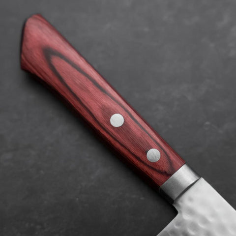 Nakiri VG-1 Tsuchime Western Red Mahogany Handle 165mm-[Musashi]-[Japanese-Kitchen-Knives]