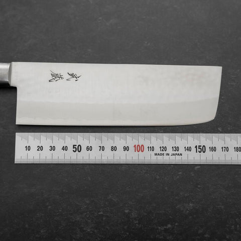 Nakiri VG-1 Tsuchime Western Red Mahogany Handle 165mm-[Musashi]-[Japanese-Kitchen-Knives]
