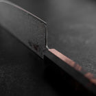Nakiri VG-10 Damascus Brown Birch Handle 165mm-[Musashi]-[Japanese-Kitchen-Knives]