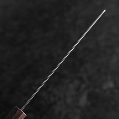 Nakiri VG-10 Damascus Brown Birch Handle 165mm-[Musashi]-[Japanese-Kitchen-Knives]