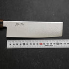 Nakiri VG-10 Damascus Buffalo Light Pink Maple Handle 170mm-[Musashi]-[Japanese-Kitchen-Knives]