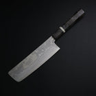 Nakiri VG-10 Damascus Maple Handle 165mm (6.5”)-[Musashi]-[Japanese-Kitchen-Knives]