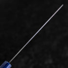 Nakiri VG-10 Damascus Ocean Blue Handle 165mm-[Musashi]-[Japanese-Kitchen-Knives]