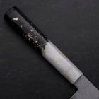 Nakiri VG-10 Damascus Ocean White Black Gold Handle 165mm-[Musashi]-[Japanese-Kitchen-Knives]