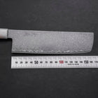 Nakiri VG-10 Damascus Ocean White Black Gold Handle 165mm-[Musashi]-[Japanese-Kitchen-Knives]