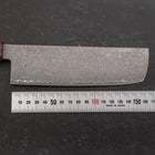 Nakiri VG-10 Damascus Shitan Ebony Handle 165mm-[Musashi]-[Japanese-Kitchen-Knives]