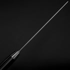 Nakiri VG-10 Damascus Western Black Round Handle 170mm-[Musashi]-[Japanese-Kitchen-Knives]