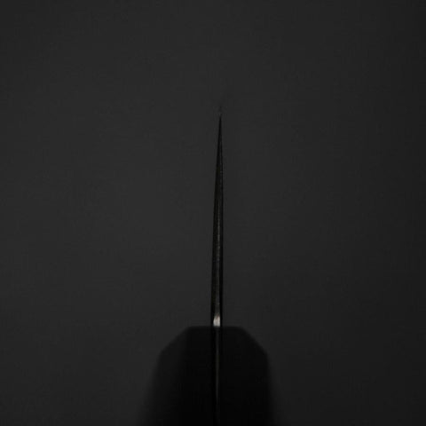 Nakiri VG-10 Damascus Yamanaka Black Urushi Handle 170mm-[Musashi]-[Japanese-Kitchen-Knives]